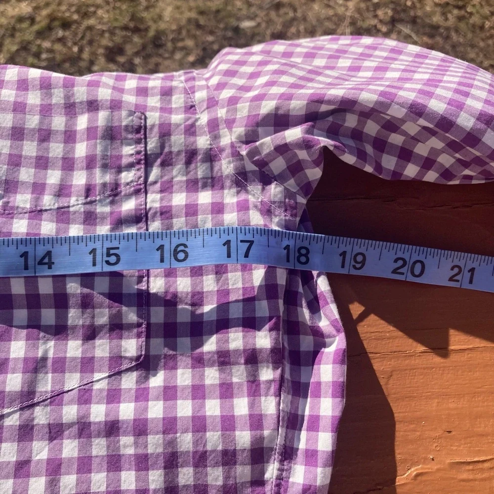 J. Crew cotton checkered shirt